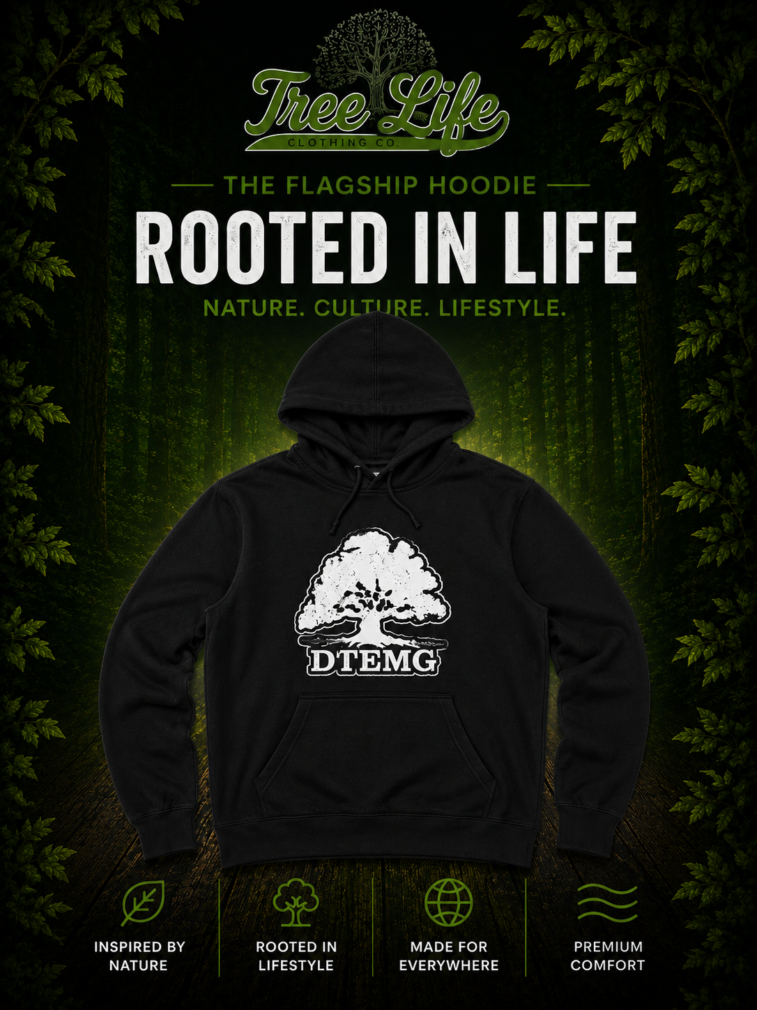 Rooted In Life FlagShip Hoodie