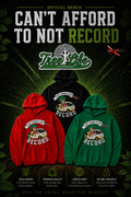 Cant Afford To Not Record DTE hoodie