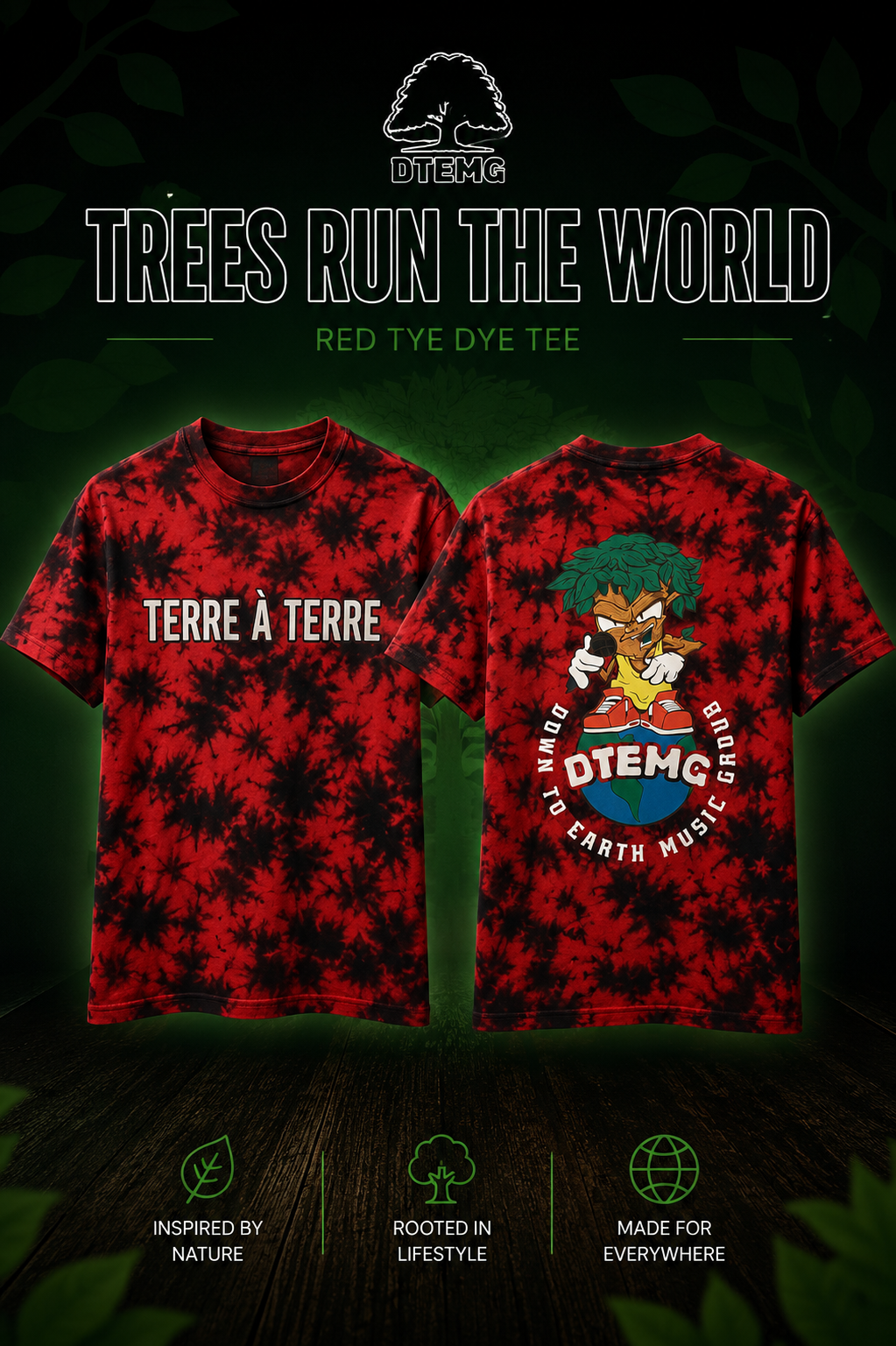 Trees Run The World (Tie Dye)
