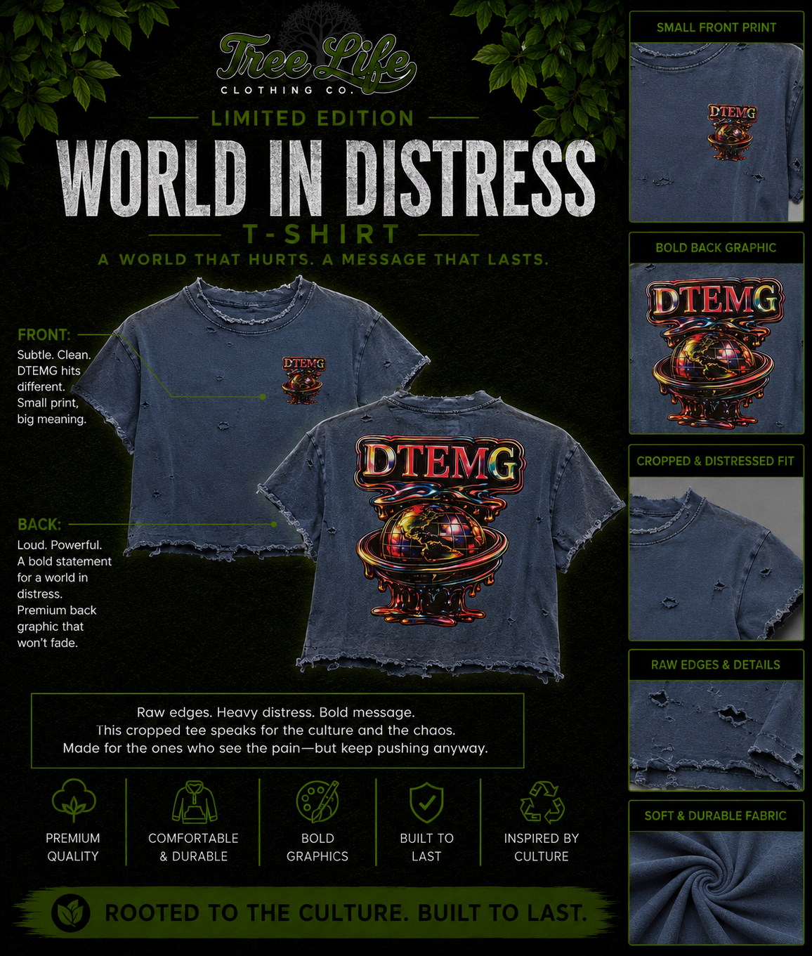 World In Distress Tee