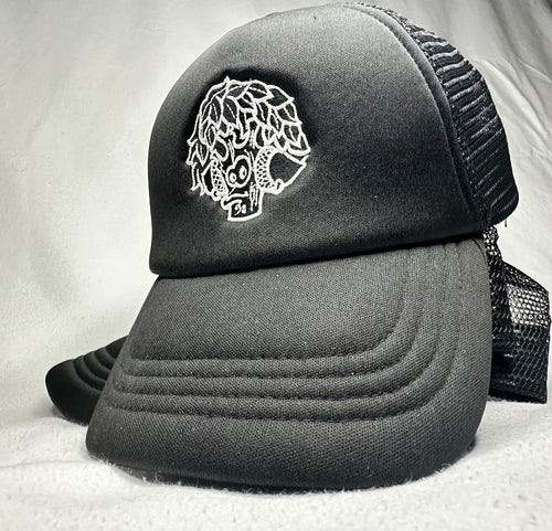 Blacked Out Chip Trucker Hat